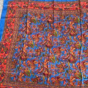 Vibrantly hued scarf